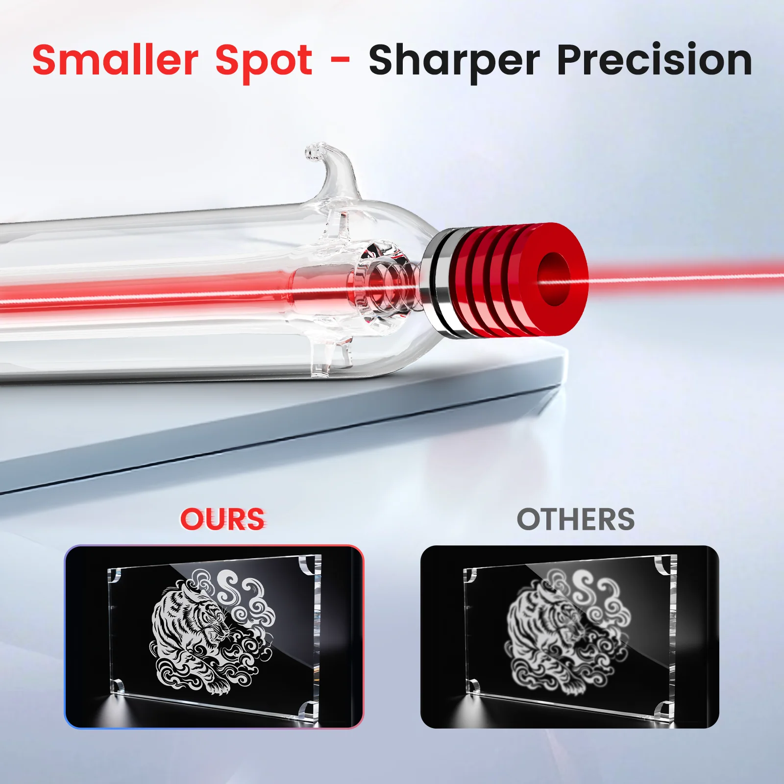 Monport 100w CO2 Laser Tube for Laser Engraver - Image 8