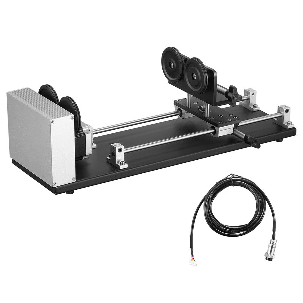 Monport 4-Wheel Rotary Axis with 360 Degree Rotation for 60W~150W CO2 Laser Engraver - Image 3