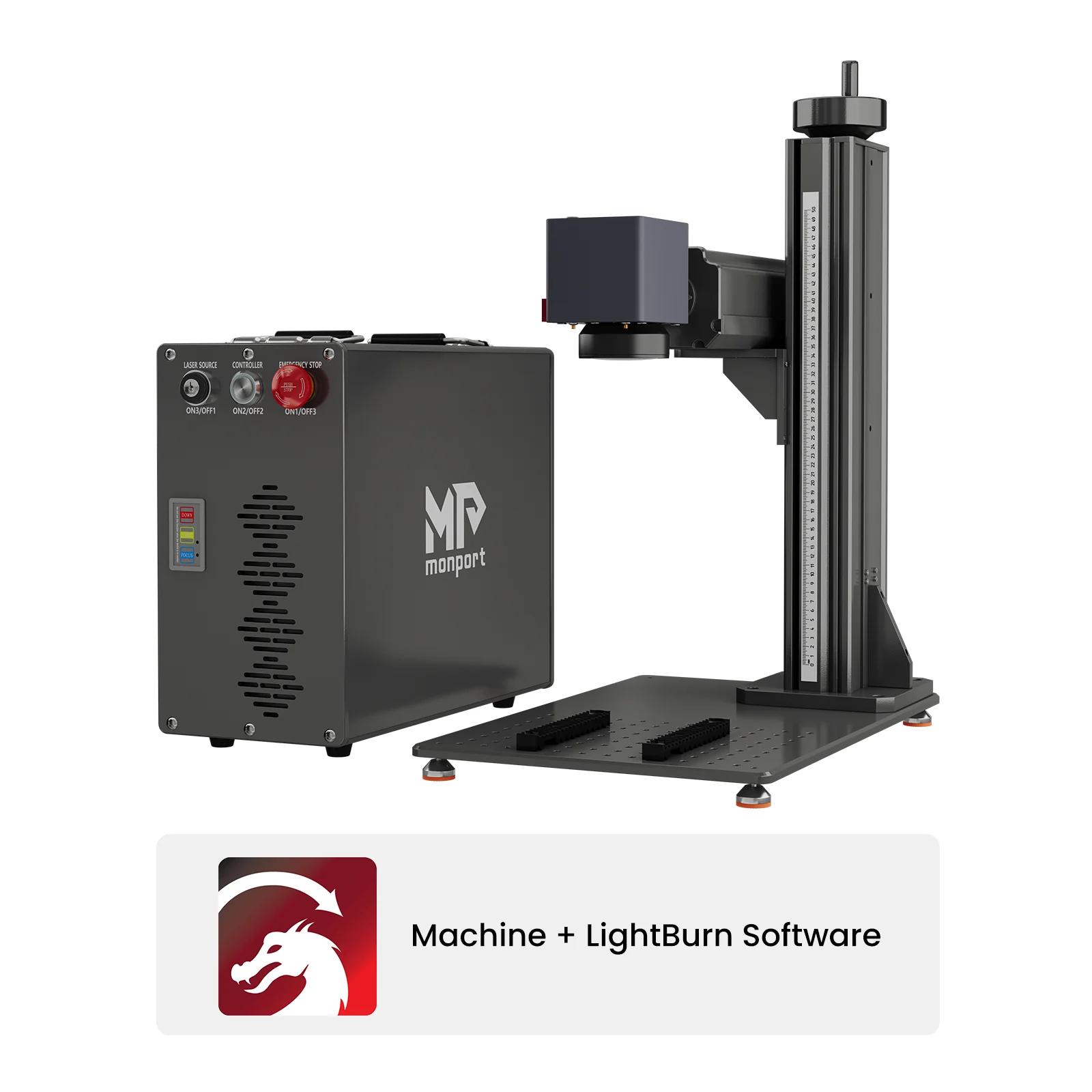 Monport GT 100W Split MOPA Fiber Laser Engraver & Color Marking Machine With AutoFocus – FDA Approval - Image 19