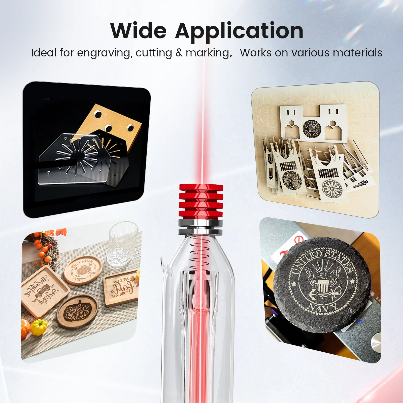 Monport 130W CO2 Laser Tube for Laser Engraver - Image 6