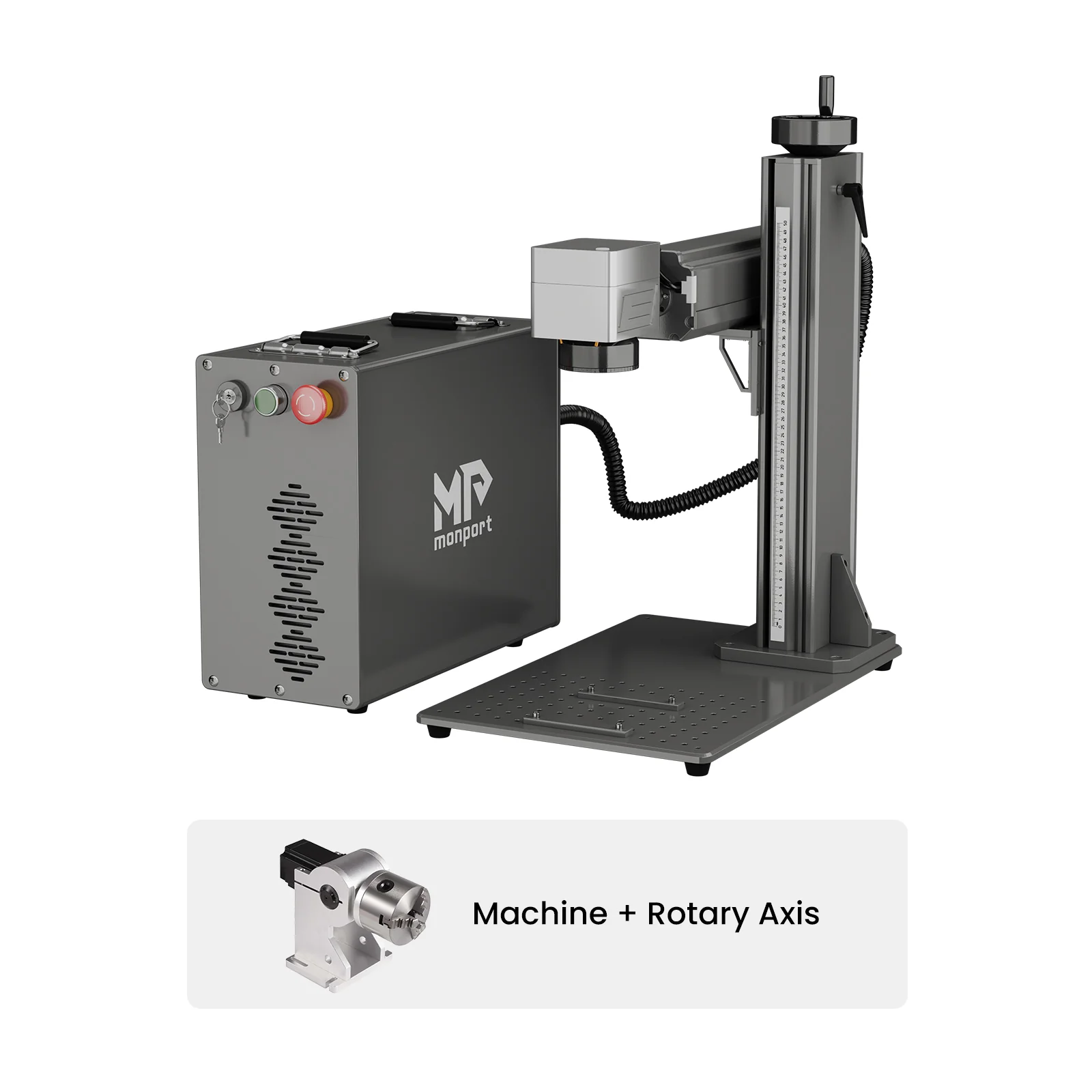 Monport GPro 30W Split MOPA Fiber Laser Engraver & Marking Machine With Manual Focus - Image 17
